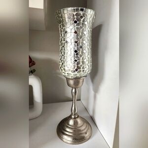 Mirror Mosaic Handmade Home Decor Accent Art Elegant Silver New
